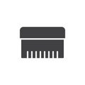 Washing brush icon vector