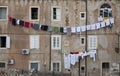 Washing day Dubrovnik Royalty Free Stock Photo