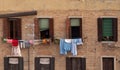 Washing day in Venice Royalty Free Stock Photo