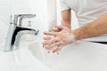 Washing hands as a prevetion against bacteria and viruses