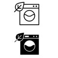 Washing icon vector set. purity illustration sign collection. wash symbol.