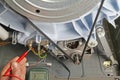 Washing machine appliance repair