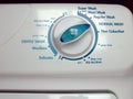 Washing Machine Controls Royalty Free Stock Photo