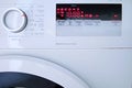 Washing machine controls stock photo Royalty Free Stock Photo