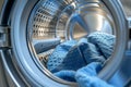 Washing machine detailed view laundry hygiene equipment fresh clean garments clothing clothes appliance household chores