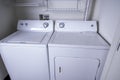 Washing machine and dryer in utility room