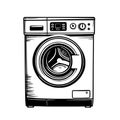 washing machine icon image Royalty Free Stock Photo