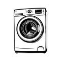 washing machine icon image Royalty Free Stock Photo