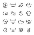 Washing machine icons