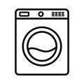 Washing machine line icon