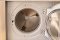 Washing machine with an open Front door detail Royalty Free Stock Photo