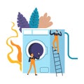 Washing machine people professional experts dealing with problems