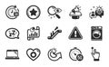 Washing machine, Share idea and Report document icons set. 5g internet, Heart and Sleep signs. Vector