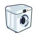 Washing machine vector cartoonish illustration