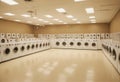 washing mashines in appliance store Royalty Free Stock Photo