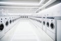 washing mashines in appliance store Royalty Free Stock Photo