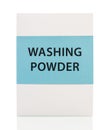 Washing powder box Royalty Free Stock Photo