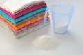 Washing powder for colored fabrics