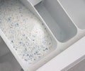 Washing powder in washing machine Royalty Free Stock Photo