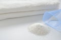 Washing powder for white fabrics