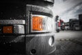 Washing Semi Truck Closeup Royalty Free Stock Photo