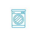 Washingmachine. Vector illustration decorative design