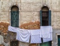 Washings Drying in Venice Royalty Free Stock Photo
