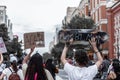 Black lives matter protest, Washington DC Royalty Free Stock Photo