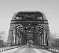 Washington Avenue Bridge in Waco Texas Royalty Free Stock Photo