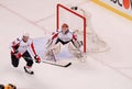 Jeff Schultz and Braden Holtby Royalty Free Stock Photo