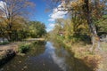 Washington Crossing, NJ: The Delaware Canal Towpath Royalty Free Stock Photo