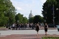 Capital hill building in washingon dc united states of america Royalty Free Stock Photo