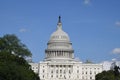 Capital hill building in washingon dc united states of america Royalty Free Stock Photo