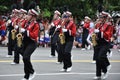 WASHINGTON, D.C. - JULY 4, 2017: pupils of Walders Hich School-participants of the 2017 National Independence Day Parade July 4, 2 Royalty Free Stock Photo