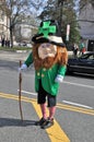 Participant of the Saint Patrick`s Day Parade