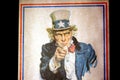 Uncle Sam I Want You for the U.S. Army Recruitment Poster by Jam Royalty Free Stock Photo