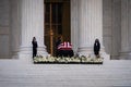 The Casket Of Ruth Bader Ginsburg Royalty Free Stock Photo