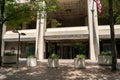 Washington, DC - August 4, 2019: Exterior of the J. Edgar Hoover FBI Building Headquarters in downtown DC Royalty Free Stock Photo