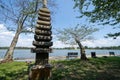 Japanese Pagoda is a stone statue in West Potomac Park, Washington, D.C, at the tidal basin.