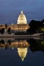 Washington DC - Capitol building and reflection Royalty Free Stock Photo