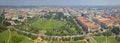 Washington DC city panorama aerial view, Washington DC, USA