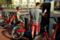 Washington, DC: Couple Renting Bicycles