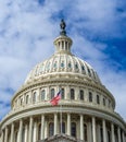 Washington DC, District of Columbia [United States US Capitol Building, architecture detail ] Royalty Free Stock Photo