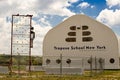 Exterior of the Trapeze School New York location in the Navy Yard neighborhood of the District of