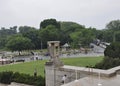 Washington DC,july 5th: Lincoln Memorial Park after rainy from Washington District of Columbia USA