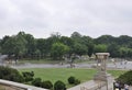 Washington DC,july 5th: Lincoln Memorial Park after rainy from Washington District of Columbia USA