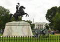 Washington, DC - June 02, 2018: Andrew Jackson`s statue in Lafay Royalty Free Stock Photo