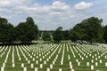 Washington, DC - June 01, 2018: Arlington National Cemetery. Royalty Free Stock Photo
