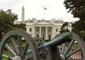 Washington, DC - June 02, 2018: Cannon near the Andrew Jackson`s Royalty Free Stock Photo