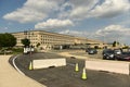 Washington, DC - June 01, 2018: Safety barriers in front of Pent Royalty Free Stock Photo